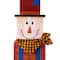 Glitzhome® 36" Double Sided Stacked Pumpkins Halloween Porch Decor